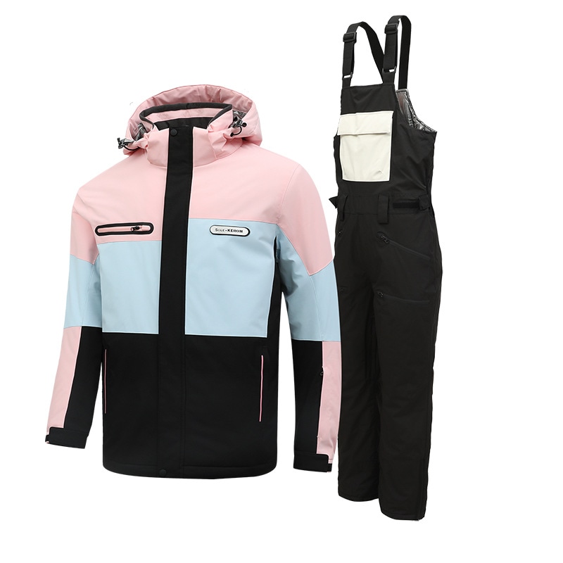 スノーボード スキー スキーウェア スキー ウィンタースポーツ スキーウェア スキー レディースウェア メンズ男性と女性のためのスノーボードスーツ新しい冬の防風性防水性と暖かいスキースーツ