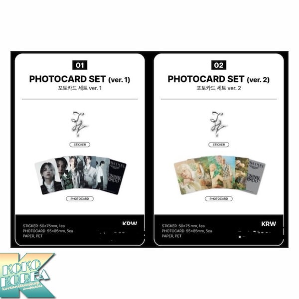 [予約] SEVENTEEN ジョンハン X ウォヌ - PHOTOCARD SET [THIS MAN] POP-UP STORE MD 公式グッズ