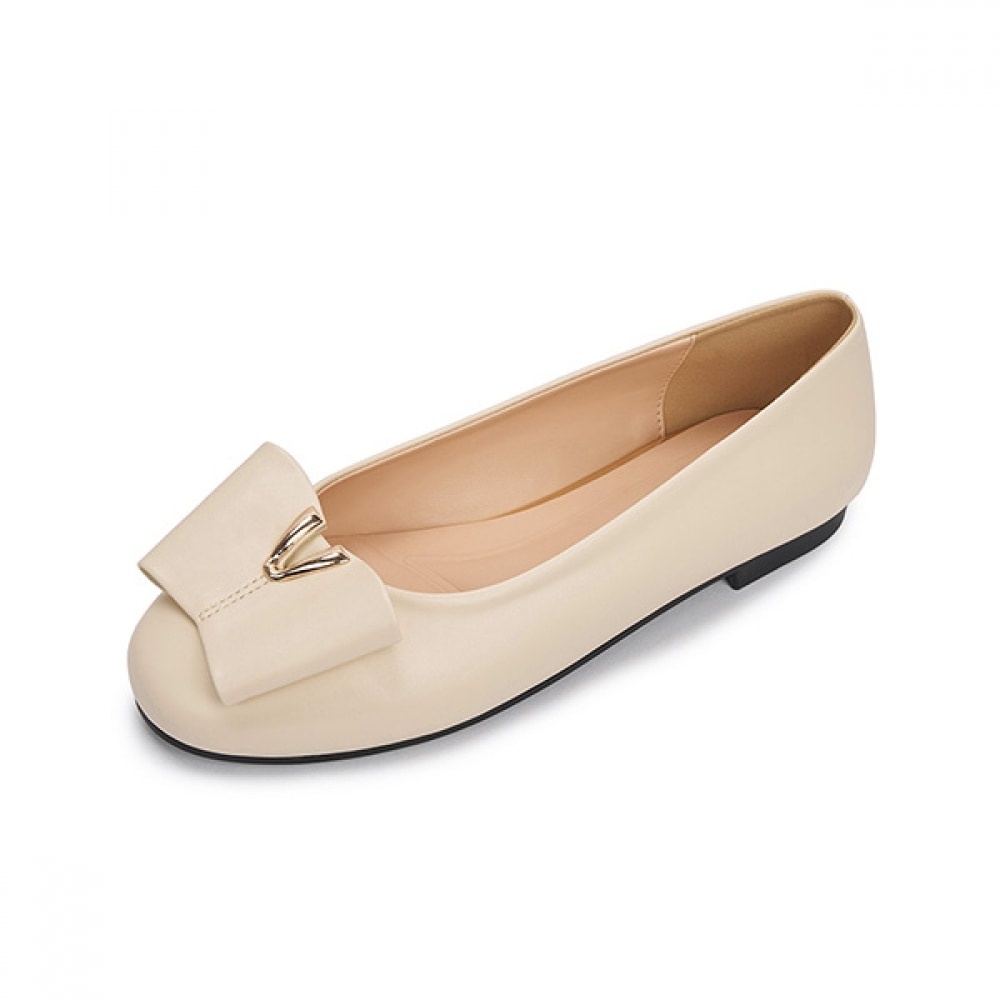 (ムック) エムムックエリンリボンフラットライトベージュ 516523801ZQ 10,592円