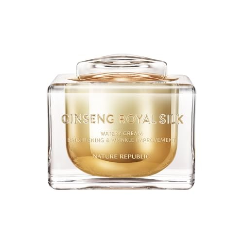 NATURE REPUBLIC (ネイチャーリパブリック) ジンセンロイヤルシルク ウォータリークリーム 栄養ケア しっとり保湿 プレミアムクリ