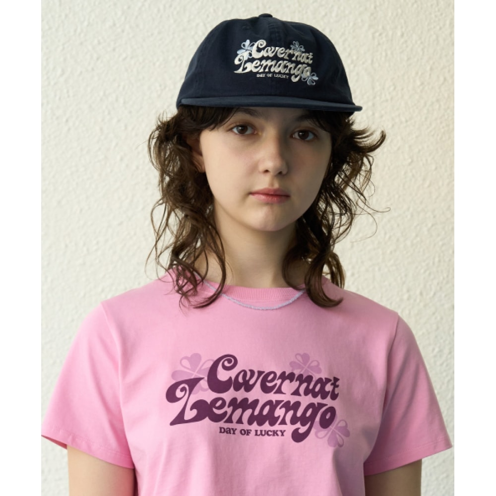 COVERNAT WOMAN 平챙 ボールキャップ Navy [커버낫X르망고]