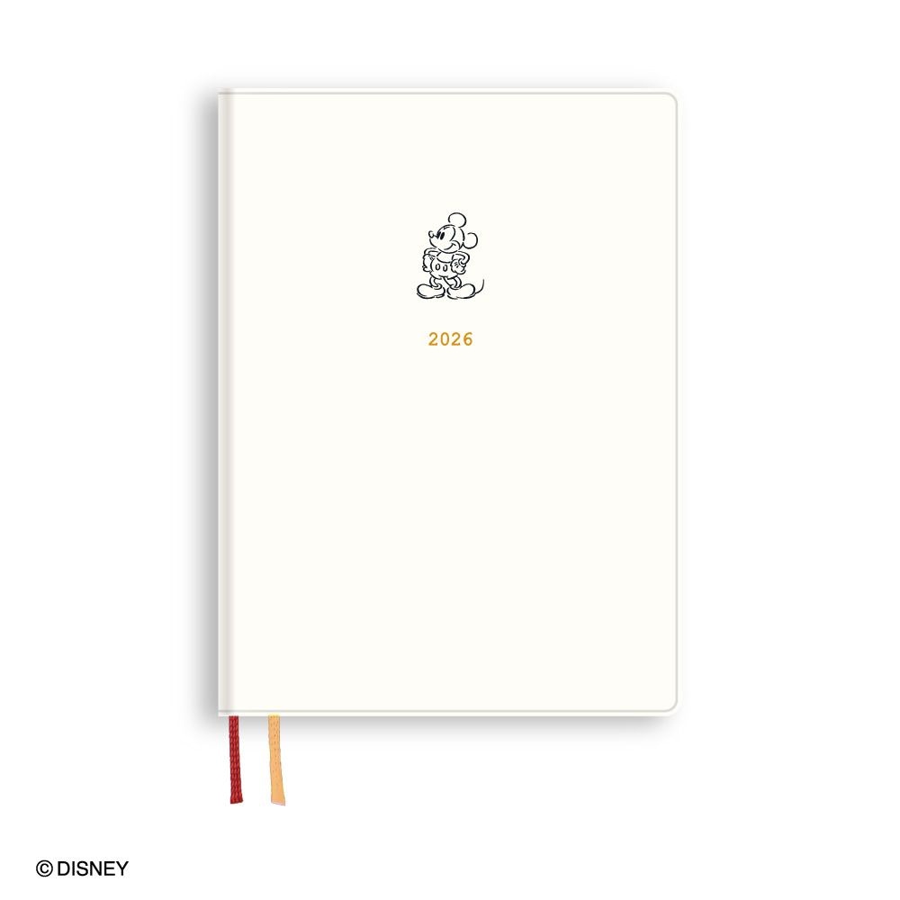 （まとめ買い）ダイゴー 手帳 2026年 ディズニー B6 ウィークリー ミッキーホワイト E6205 [x3]