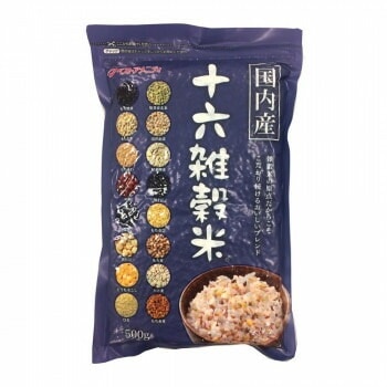 雑穀シリーズ 国内産 十六雑穀米（黒千石入り） 500g 20入 Z01-024
