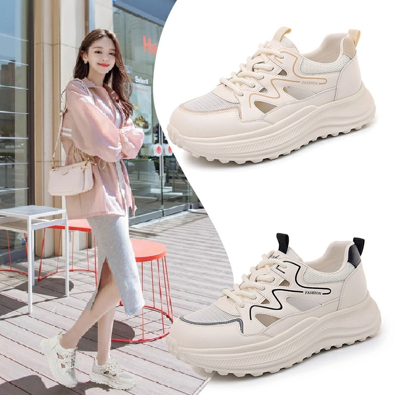 レディース 厚底 スニーカー 厚底スニーカー 靴 きれいめ 白 黒 歩きやすい 軽量 4センチ ダッドスニーカー 細身 おしゃれ インヒールスニーカー 秋冬 通学 20 代 30代 厚底靴 ダイエッ