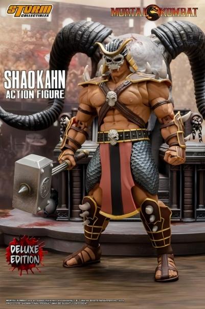 Storm Toys モータルコンバット Mortal Kombat Shao Kahn アクションフィギュ DCMK14 DELUXE Ver