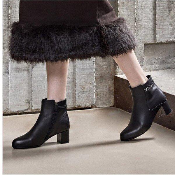 軽量クッションパー起毛女性アンクルブーツ2XWA60XR-GN