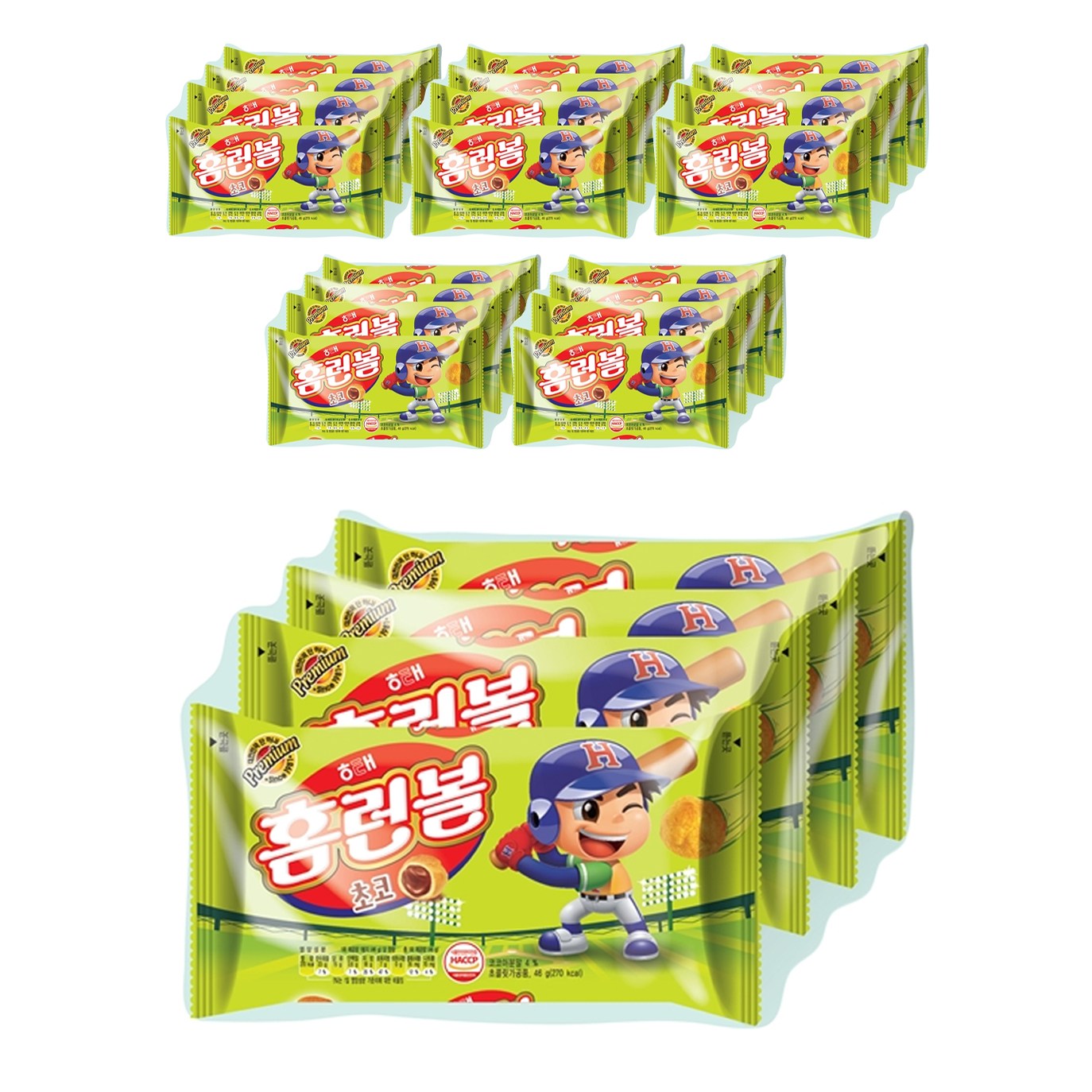 ヘテ菓子ホームランボールチョコ
