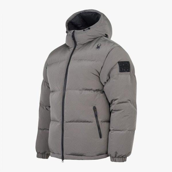 パディング PQF SPIWCNDJ301U-GRY リップストップフードダウンジャケット