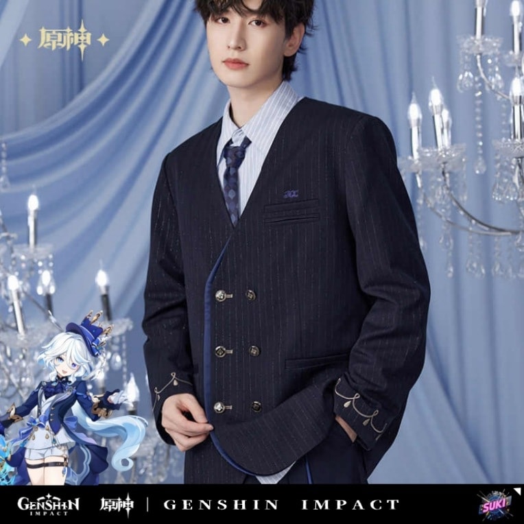 【プロ品質を極める!】原神 グッズ / フリーナ インプレッションシリーズ / スーツ トップス / Genshin Impact Furina 芙宁娜 げんしん コスプレ 2