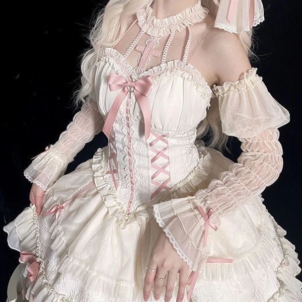 限定特価【十字姫】コスプレ衣装 メイド服 コスプレ JSK 仮装 大人かわいい メイドドレス ロリータワンピース メイド服 衣装 コスチューム