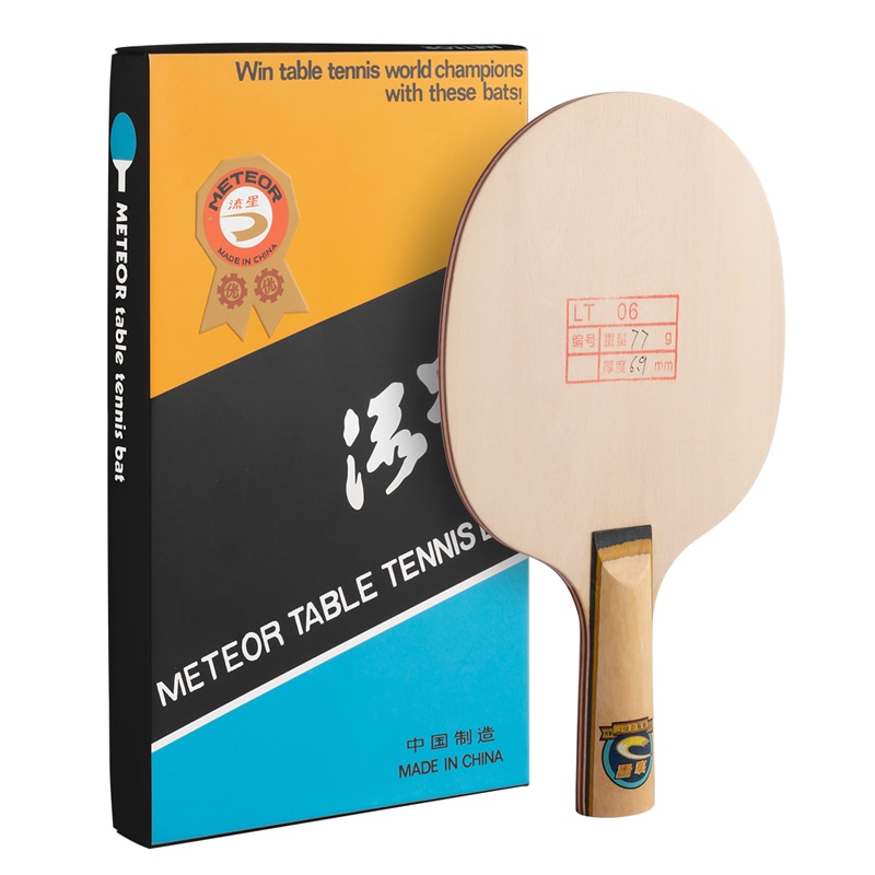 流星 卓球 ラケット LT06 クラシックリメイク 独自バイオ粘合技術 レトロ 5枚合板 攻撃型