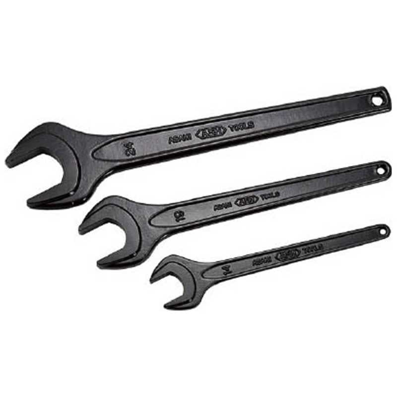 旭金属工業　丸形片口スパナ強力タイプJISH110mm　SS0110