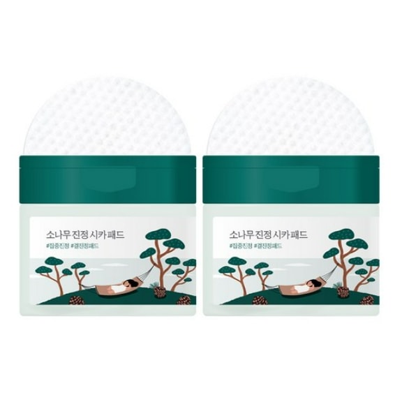 【1+1】松 鎮静 シカ パッド 195ml 50枚 x 2個