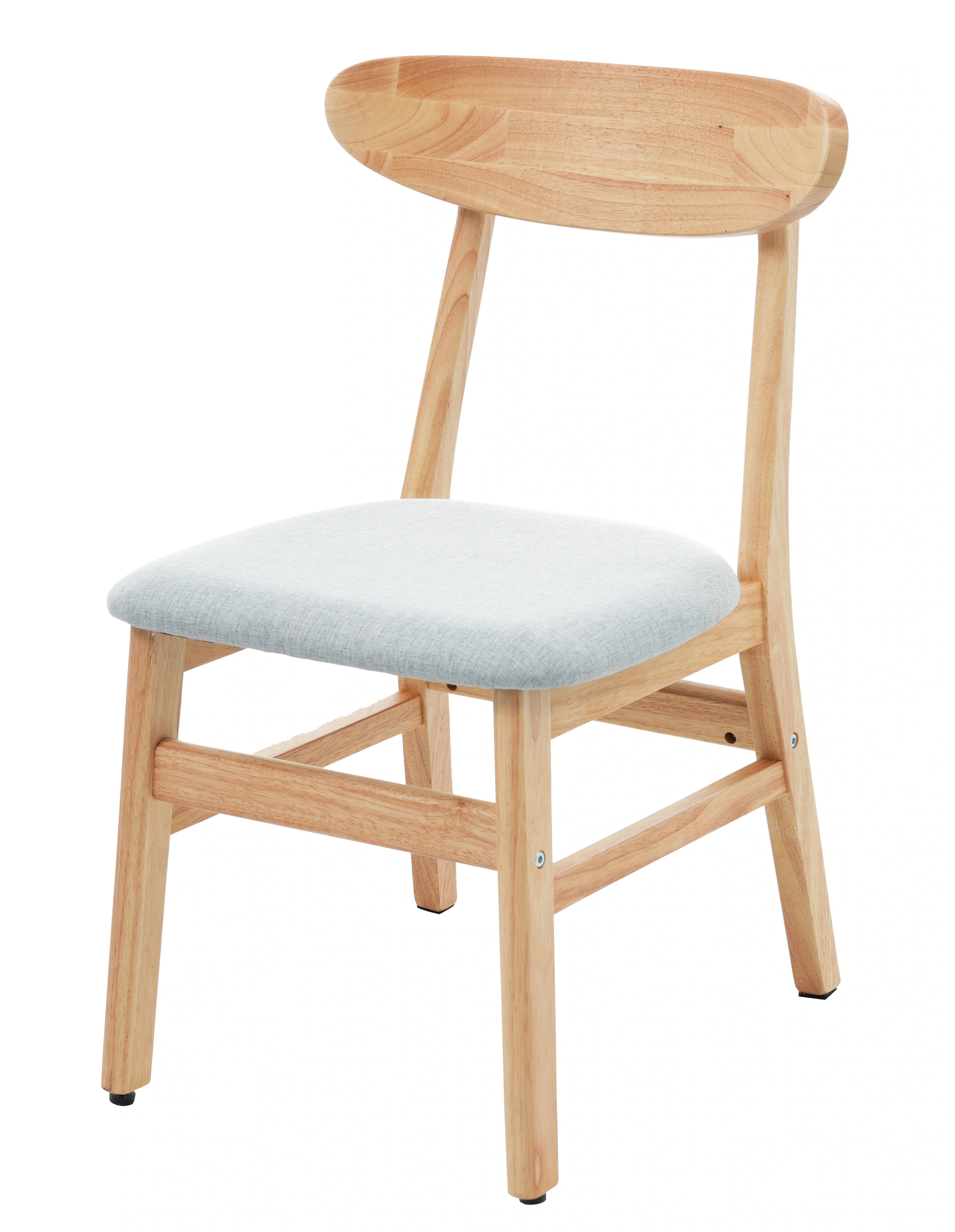 【国内発送Ｍ】412【ナチュラル＋グレー】ダイニングチェア いす 木製 おしゃれ イス リビング チェア モダン 人気 北欧