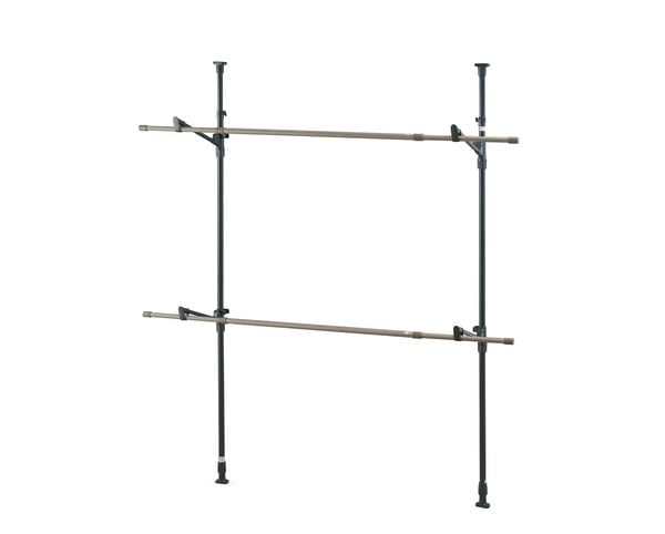 アイリスオーヤマ 木目調窓枠物干し MW-W260N