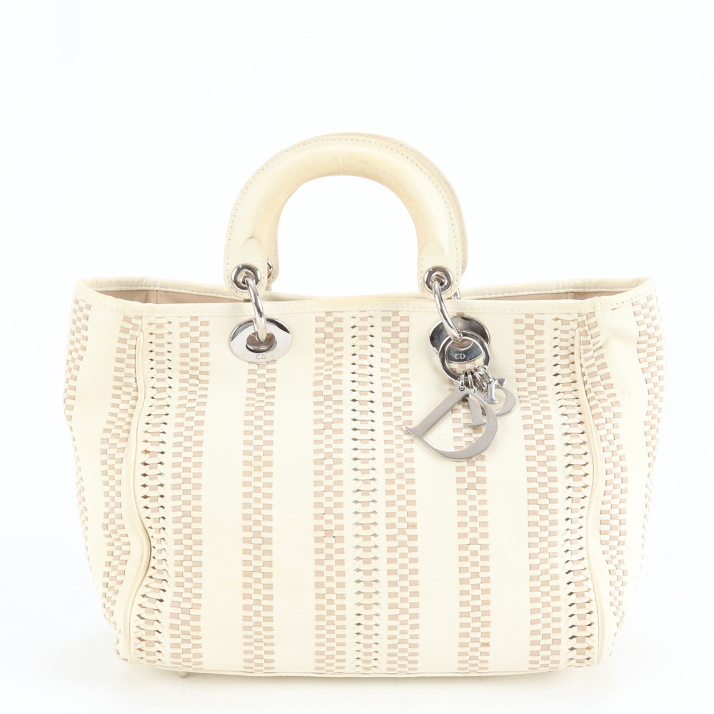 美品 レザー ハンドバッグ トート 本革 レディース EWM DN2-4 中古