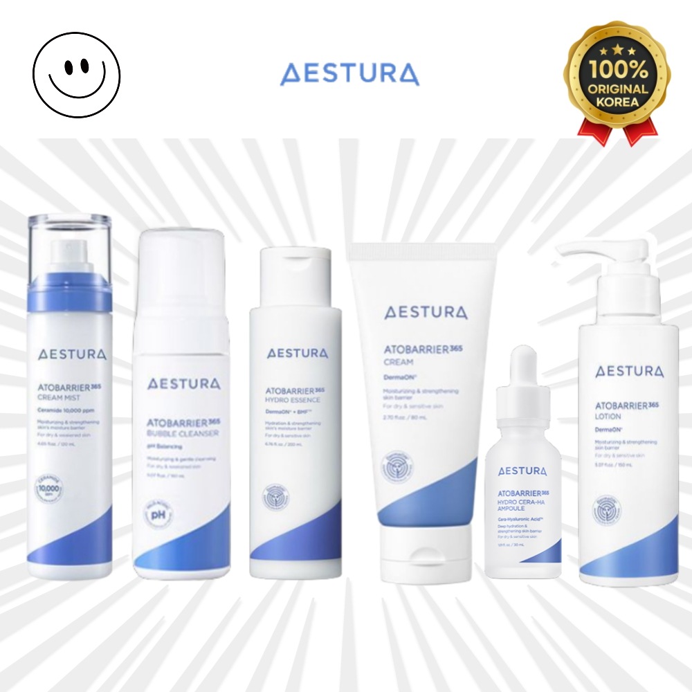 [6点セット]アトバリア365クリームミスト120ml+バブルクレンザー150ml+ハイドロエッセンス200ml+速水分アンプル30ml+クリーム80ml+ローション150ml保湿 潤い 敏感肌