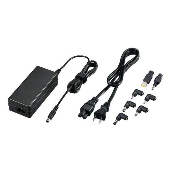 サンワサプライ ノートパソコン用ACアダプタ 65W・マルチタイプ ACA-DC88ML ACA-DC88ML
