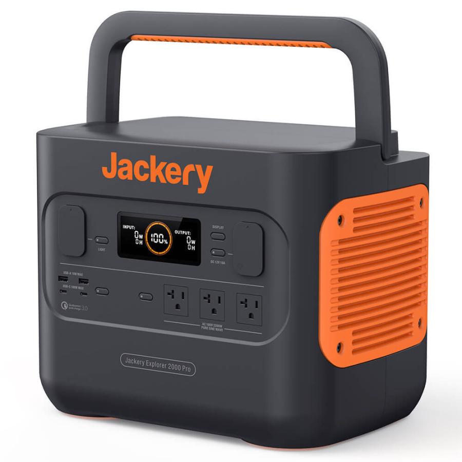 Jackery ポータブル電源 2000 Pro 大容量 2160Wh バッテリー 急速充電