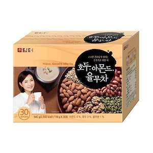 クルミアーモンドハトムギ茶 ユルム茶 はとむぎ茶 30スティック 韓国 お茶 食品 健康 飲料 飲み物 お茶 粉末 飲料 朝食 伝統茶 Walnut Almond Yulmu