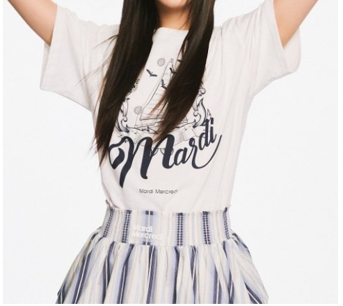 旅の良いシャツアイボリーネイビー