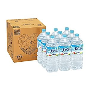 [Amazon限定ブランド] Restock サントリー 天然水 ミネラルウォーター 2L 9本