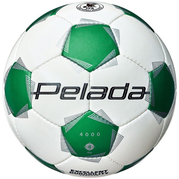 モルテン molten ペレーダ 4000 4 号白緑 サッカー ボール4号 F4K4000WG