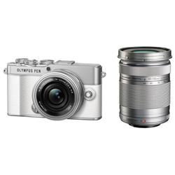 【新品/在庫あり】OLYMPUS PEN E-P7 EZダブルズームキット ホワイト ミラーレス一眼カメラ オリンパス