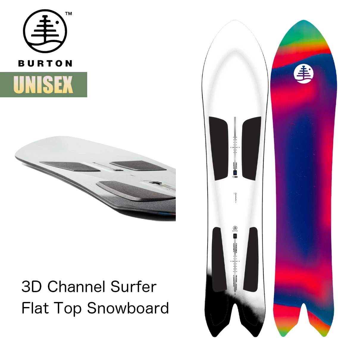 スノーボード 板 24-25 ファミリーツリー チャンネルサーファー フラットトップ W25JP-243711 Family Tree 3D Channel Surfer Flat Top