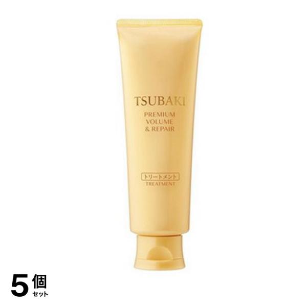ツバキ(TSUBAKI) プレミアムボリューム&リペア ヘアトリートメント 160g 5個セット