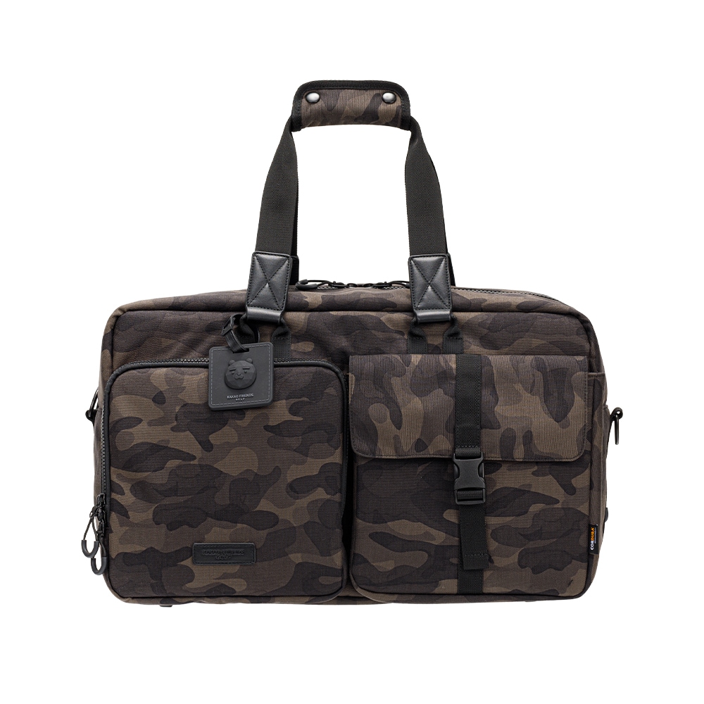 [カカオフレンズゴルフ]コーデュラボストンバッグ-ライアン(ブラック)