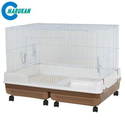 マルカン うさぎのカンタンおそうじケージ ワイドB うさぎ ケージ MR-999