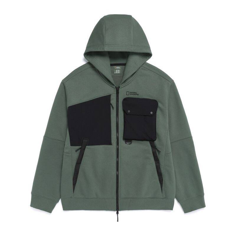 ナショナルジオグラフィック NATIONALGEOGRAPHIC N262WJP270 レディース ネイチャー メッシュグリッド フーディージャケット DUSTY BLUE N262WJP270080