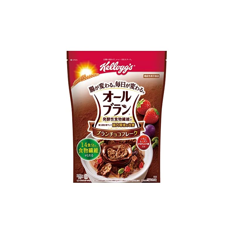 ケロッグ オールブラン ブランチョコフレーク 350g×6袋 機能性