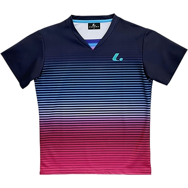 LUCENT ルーセント Ladies ゲームシャツ 襟なし テニス ゲームシャツレディース XLH2640 半袖