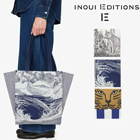 INOUI EDITIONS イヌイエディションズ コットン トートバッグ ハンドバッグ inouitoosh イヌイトゥーシュ 春夏 2025SS プレゼント ギフト 母の日 MA21TB24 MA