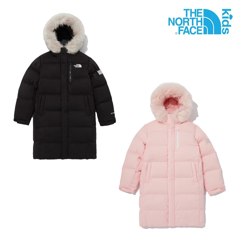 KS GO FREE DOWN COAT V2 NJ1DP57 ダウン ジャケット ロング フード付き ジャンパー 防寒 ファー キッズ 男の子 女の子 ジュニア 暖かい 軽い 軽量 防水 撥水
