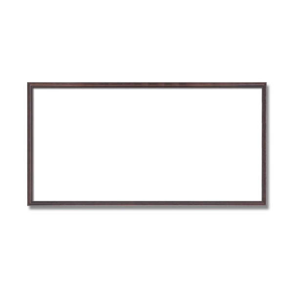 ( 長方形額 ) 木製額 カラー長方形額 600×300mm ブラウン 縦横兼用額 カラー4色展開 額 額縁 フレーム