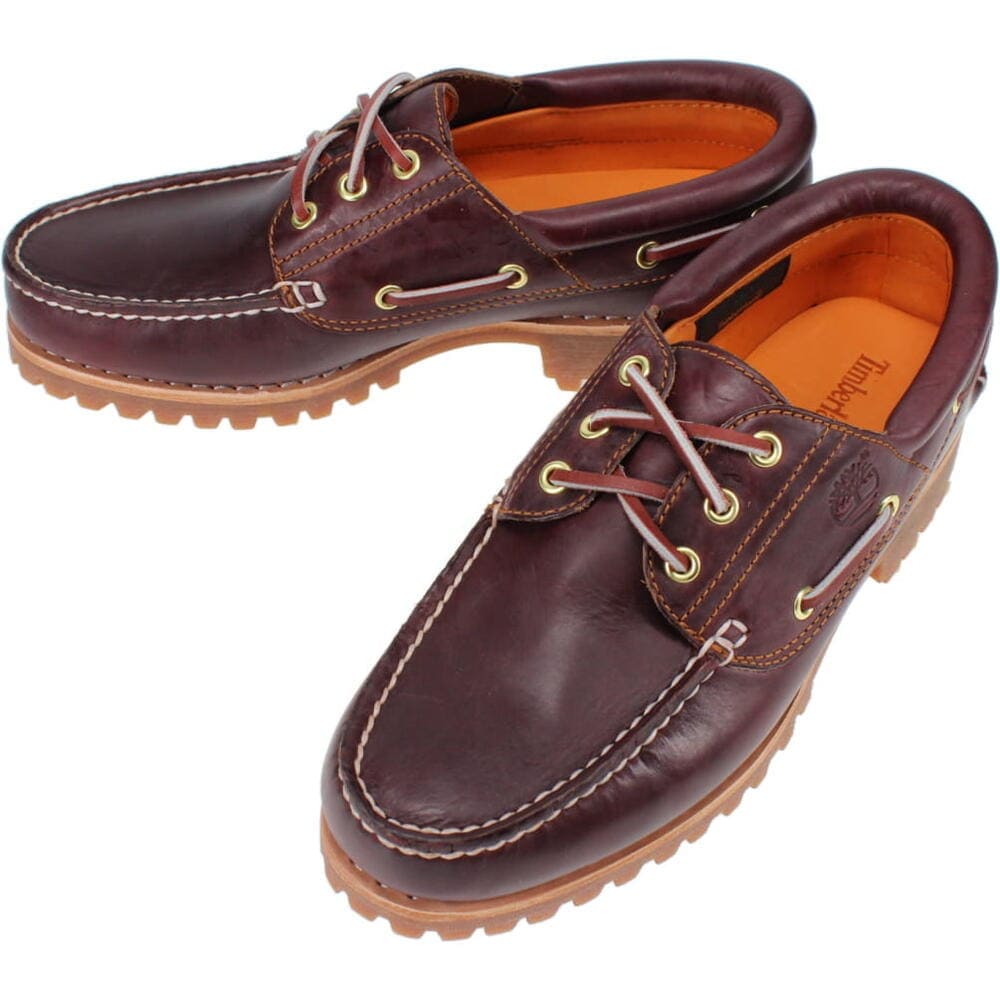 正規品 定番 オーセンティック ハンドソーン ボート シュー AUTHENTIC HANDSEWN BOAT SHOE バーガンディフルグレイン TB05000