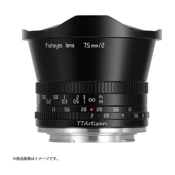 TTArtisan 7.5mm f/2 EM (B) ブラック [交換レンズ(キヤノンEF-Mマウント)] 17,097円