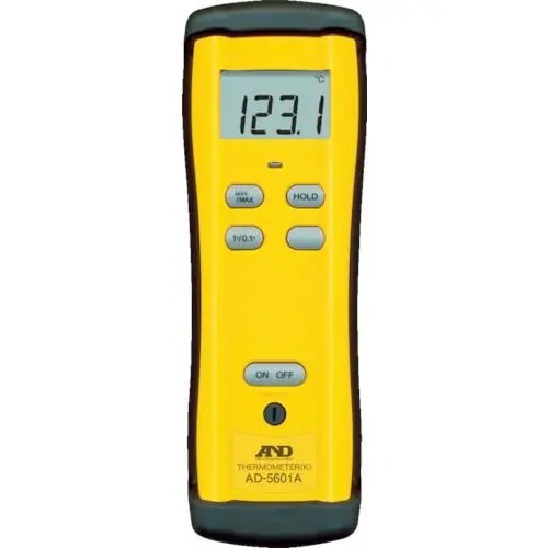 【メーカー直送品】A&D 熱電対温度計(Kタイプ) 測定温度範囲-50~200℃ AD5601A