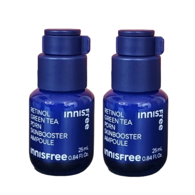 1+1! レチノールグリーンティー PDRN スキンブースターアンプル 25ml レチノール グリーンティー 毛穴 弾力 ハリ 敏感肌 アンプル 韓国アンプル ブースター