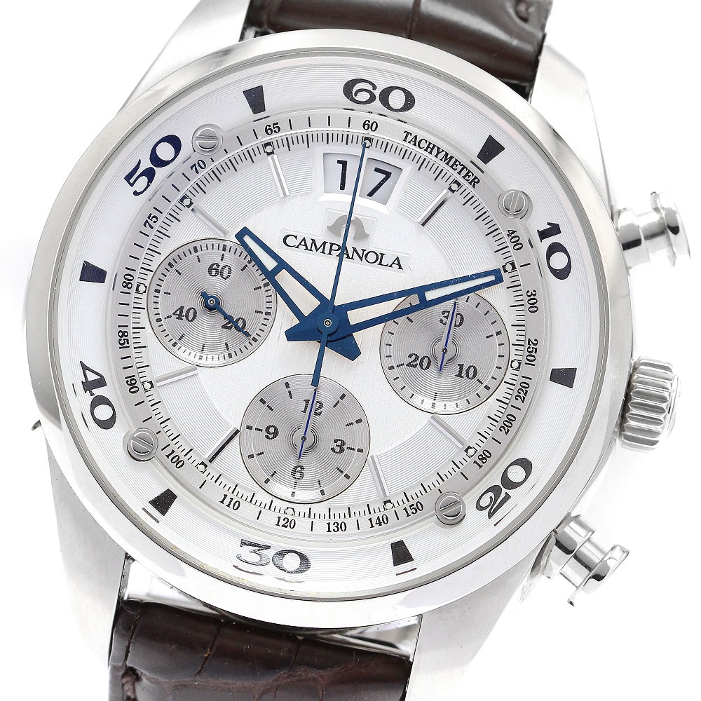 シチズン CITIZEN NZ1001-09A/Y150-T022103 カンパノラ メカニカル クロノグラフ デイト 自動巻き メンズ _910718【中古】