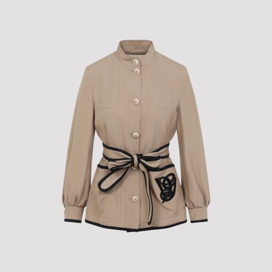 VALENTINO GARAVANI Women Jackets 8B3CJ3T69EK 0BG BEIGE
