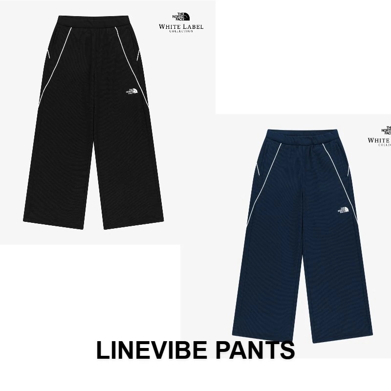 韓国正規品保証 関税負担なしNP6KR81J LINEVIBE PANTSデイリー 基本 着装 男子 女子 人気 韓国 ファッション 男女共用 アウトドア