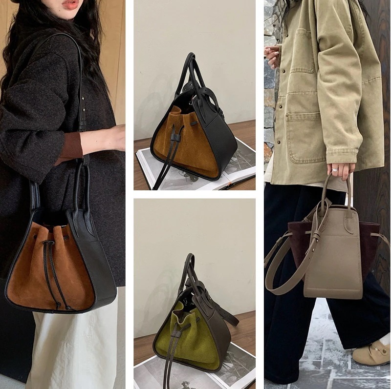 バッグトートバッグレデイースバッグトートバッグハンドバッグショルダーバッグ2025春新品本革レザー大容量斜め掛け3colour