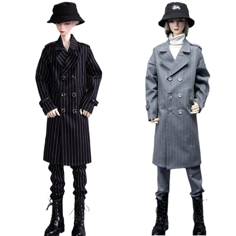 BJD人形用衣装セット 長スーツコート＋パンツ SSDF/70cm/SD/MSDサイズドール用