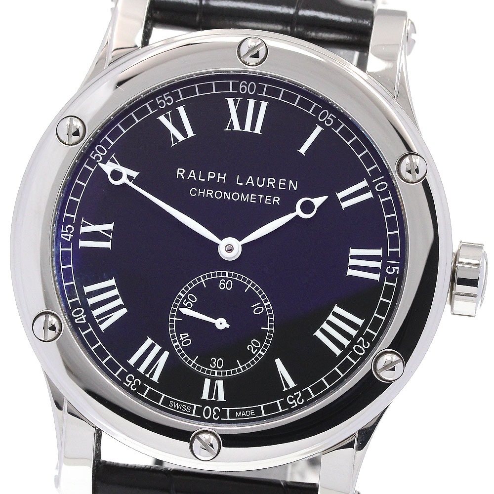 ラルフローレン RALPH LAUREN RLR0220706 クラシック クロノメーター 45MM 自動巻き メンズ 良品 _869502【中古】