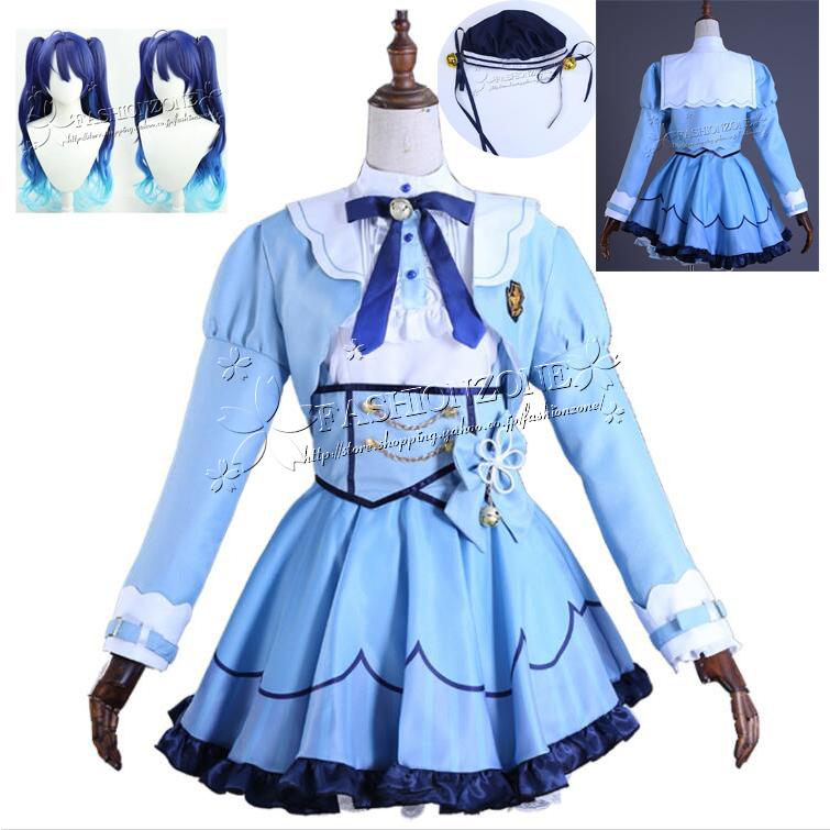 【品質良い 大好評中】迅速な出荷バーチャルライバー VTuber 天宮こころ コスプレ衣装 ウイッグ 仮装 変装 ハロウイン コスチューム イベント二次会