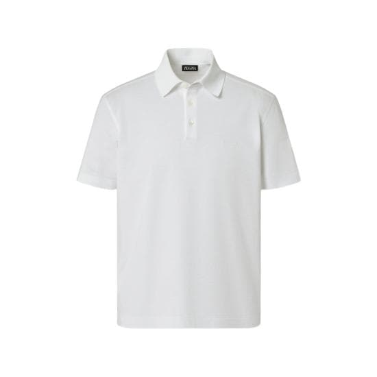 ERMENEGILDO ZEGNA Men Polo Shirts RUH348A3 H794 N00 WHITE